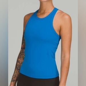 lululemon Align Waist Length Racerback Tank - Size 4 - Poolside Blue